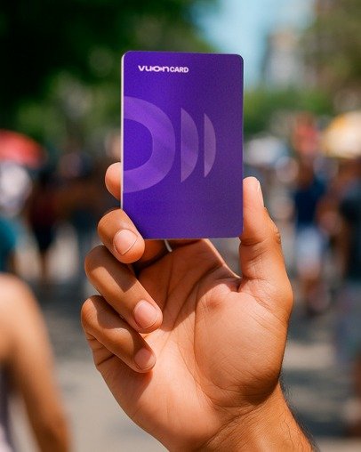 Com mais de 1 milhão e 400 mil cartões em operação, o Vuon Card está de cara nova 1 O Vuon Card do Grupo Pereira esta de cara nova